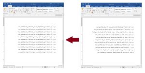 ویرایش متن فارسی در Word